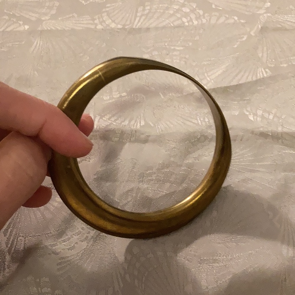 Handmade copper bangle - Picture 2 of 6